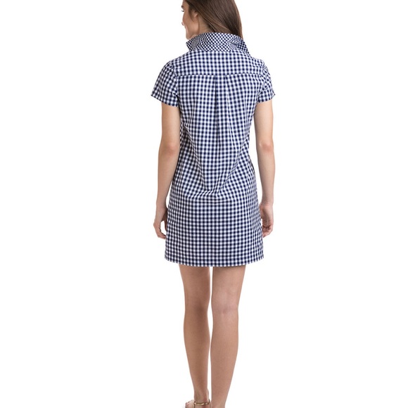 Vineyard Vines Gingham Shirt Dress - Picture 2 of 14